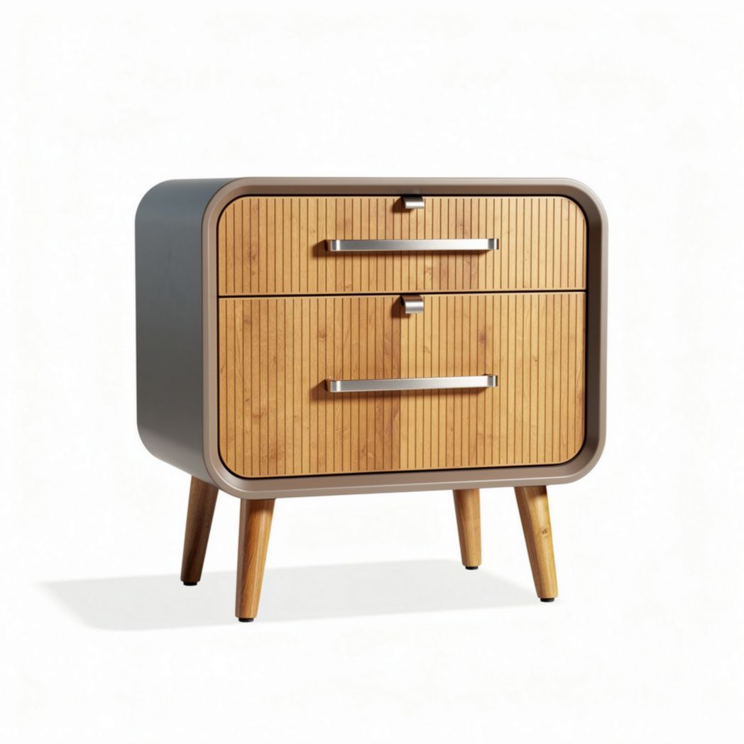 Comò in legno di bambù con cassetti misura 50 x 40 x 60cm
