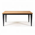 Tavolo da pranzo in legno di rovere e metallo dimensioni 150 x 80 x 75cm